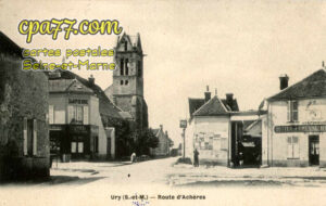 Ury (Seine-et-Marne) - Route d&rsquo;Achères