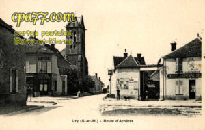 Ury (Seine-et-Marne) - Route d&rsquo;Achères