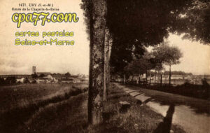 Ury (Seine-et-Marne) - Route de Chapelle-la-Reine