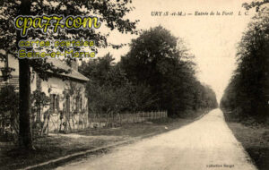 Ury (Seine-et-Marne) - Entrée de la Forêt