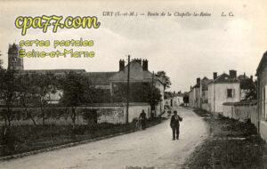 Ury (Seine-et-Marne) - Route de la Chapelle-la-Reine