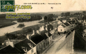 Ussy Sur Marne (Seine-et-Marne) - Panorama de l&rsquo;Ile