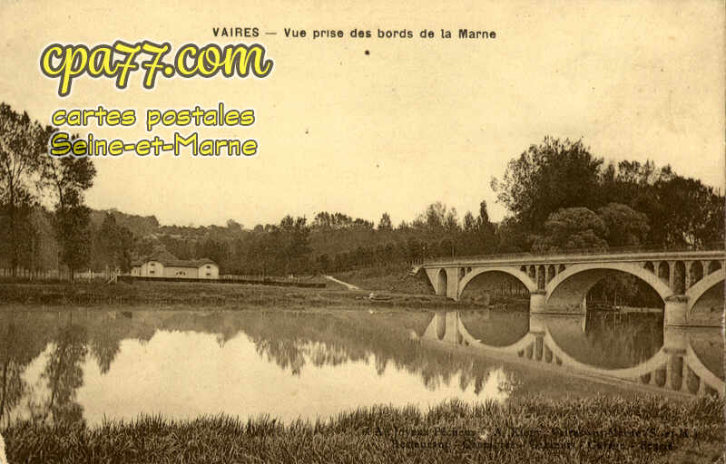 Vaires Sur Marne (Seine-et-Marne) - Vue prise des bords de la Marne