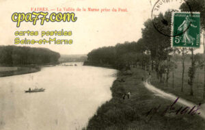 Vaires Sur Marne (Seine-et-Marne) - La Vallée de la Marne prise du Pont