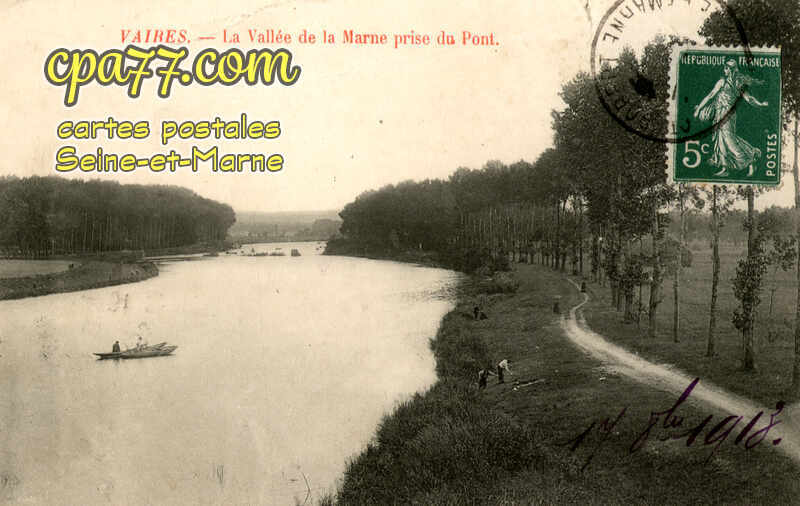 Vaires Sur Marne (Seine-et-Marne) - La Vallée de la Marne prise du Pont
