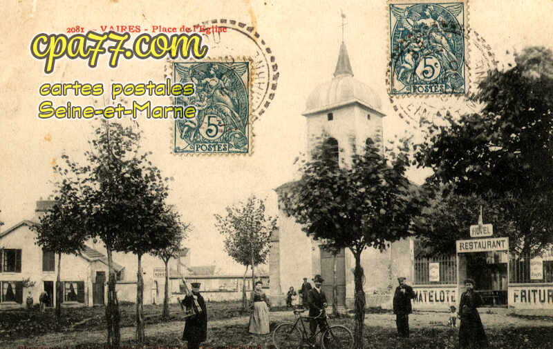 Vaires Sur Marne (Seine-et-Marne) - Place de l&rsquo;Eglise