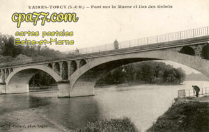 Vaires Sur Marne (Seine-et-Marne) - Pont sur la Marne et Iles des Gobets