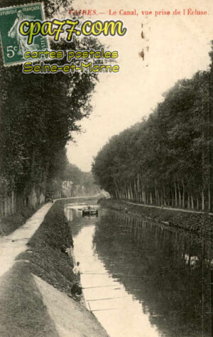 Vaires Sur Marne (Seine-et-Marne) - Le Canal, vue prise de l’Ecluse