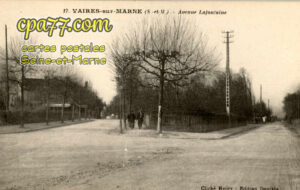 Vaires Sur Marne (Seine-et-Marne) - Avenue Lafontaine