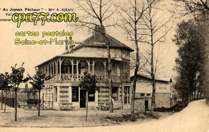 Vaires Sur Marne (Seine-et-Marne) - « Au Joyeux Pêcheur » Restaurant-Chambres-Cabinets-Garage-Ecurie