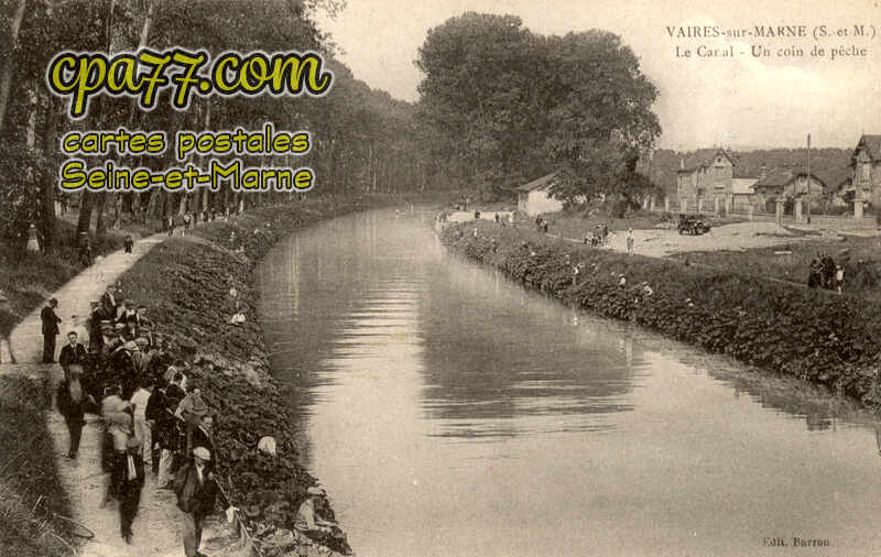 Vaires Sur Marne (Seine-et-Marne) - Le Canal – Un coint de pêche