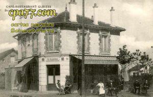 Vaires Sur Marne (Seine-et-Marne) - Café-Restaurant Gleizes – Boulevard de la Marne – Vaires