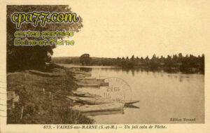 Vaires Sur Marne (Seine-et-Marne) - Un joli coin de Pêche