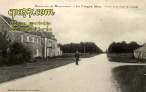 Valence En Brie (Seine-et-Marne) - Environs de Montereau – Le Dragon Bleu – Entrée de la Forêt de Valence