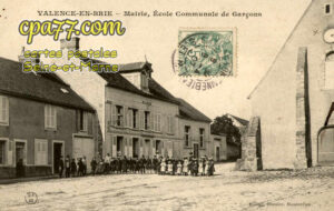 Valence En Brie (Seine-et-Marne) - Mairie, Ecole Communale de Garçons