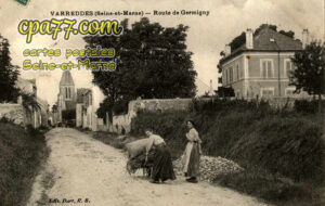 Varreddes (Seine-et-Marne) - Route de Germigny