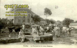 Vaudoy En Brie (Seine-et-Marne) - La Fontaine et le vieux Château