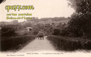 Vaux Le Pénil (Seine-et-Marne) - Vue Générale (côté gauche)