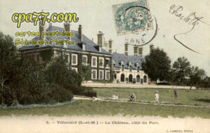 Vaux Sur Lunain (Seine-et-Marne) - Le Château, côté du Parc