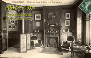 Vaux Sur Lunain (Seine-et-Marne) - Château du Comte de Ségur – Le Petit Salon (n°3)