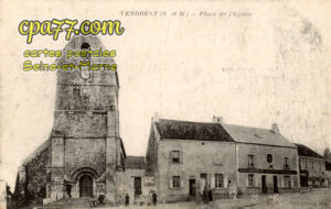 Vendrest (Seine-et-Marne) - Place de l&rsquo;église
