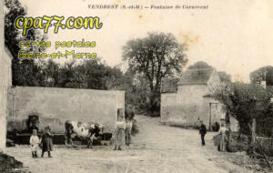 Vendrest (Seine-et-Marne) - Fontaine de Cornevent