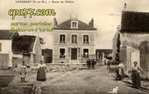 Vendrest (Seine-et-Marne) - Route de Chaton