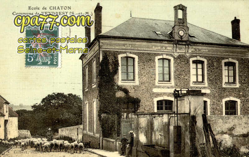 Vendrest (Seine-et-Marne) - Ecole de Chaton