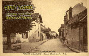 Véneux Les Sablons (Seine-et-Marne) - Veneux-les-Sablons – Rue du Chemin-de-Fer