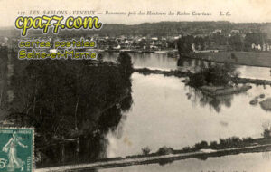 Véneux Les Sablons (Seine-et-Marne) - Les Sablons-Veneux – Panorama pris des Hauteurs des Roches Courtaux
