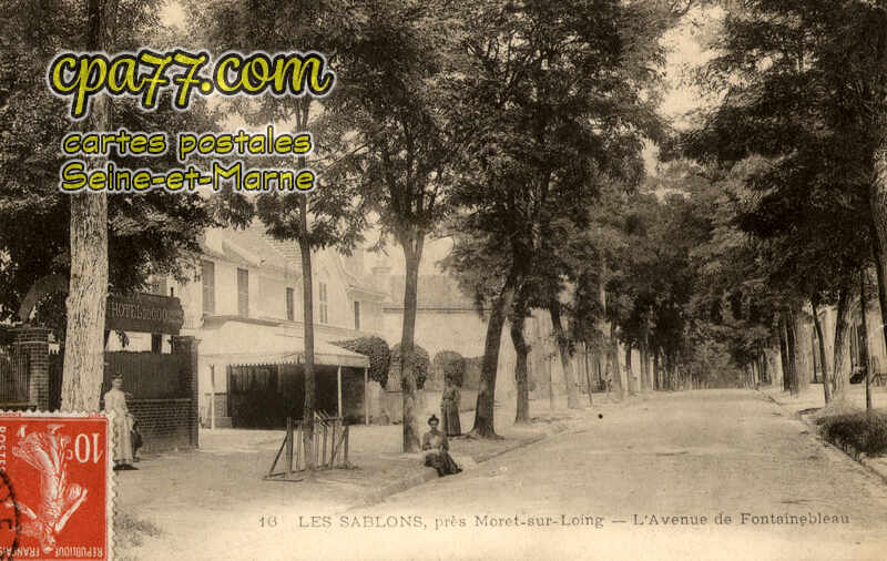 Véneux Les Sablons (Seine-et-Marne) - L&rsquo;Avenue de Fontainebleau