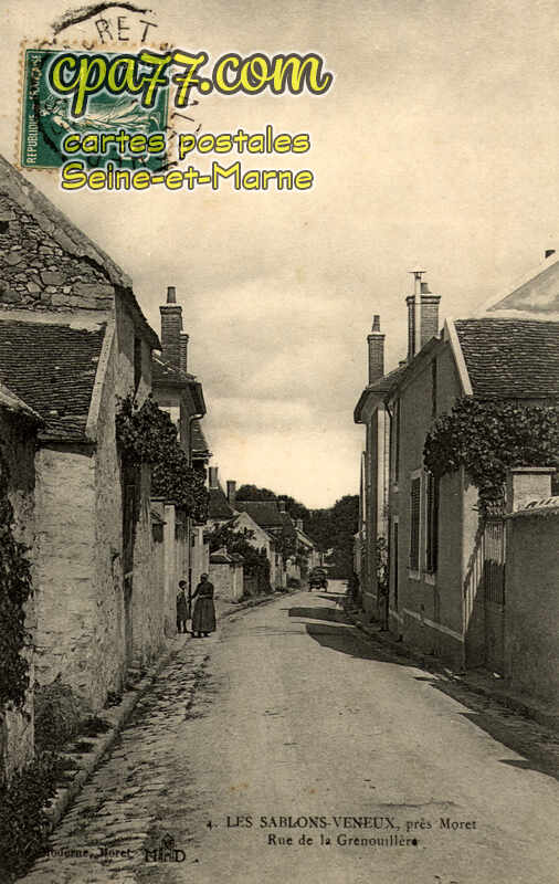 Véneux Les Sablons (Seine-et-Marne) - Rue de la Grenouillière