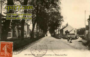 Véneux Les Sablons (Seine-et-Marne) - Route de fontainebleau et Chemin de la Fleur
