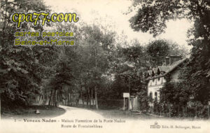 Véneux Les Sablons (Seine-et-Marne) - Maison Forestière de la Porte Nadon – Route de Fontainebleau