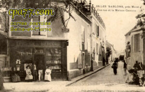 Véneux Les Sablons (Seine-et-Marne) - Les Sablons, près Moret – Une rue et la Maison Gascoin