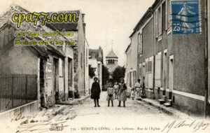 Véneux Les Sablons (Seine-et-Marne) - Moret s/Loing – Les Sablons – Rue de l&rsquo;Eglise