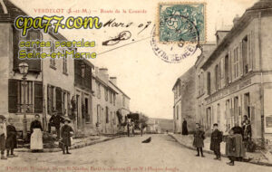 Verdelot (Seine-et-Marne) - Route de la Couarde