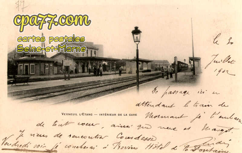 Verneuil L'étang (Seine-et-Marne) - Intérieur de la Gare