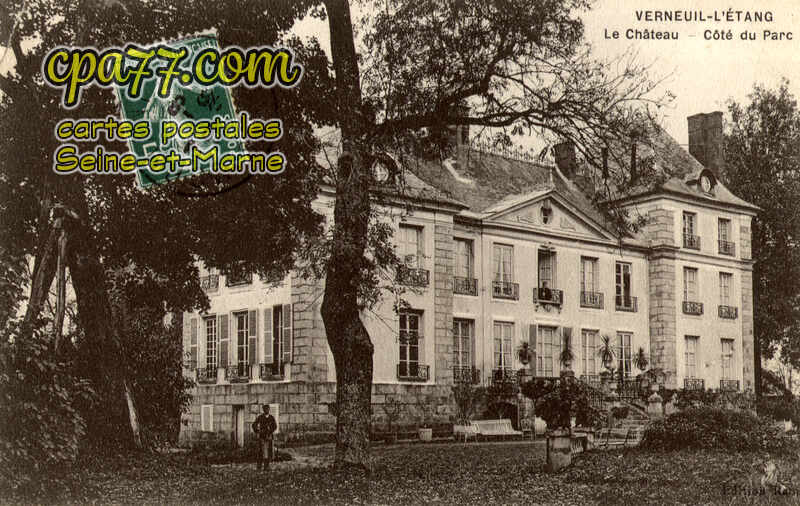 Verneuil L'étang (Seine-et-Marne) - Le Château – Côté du Parc