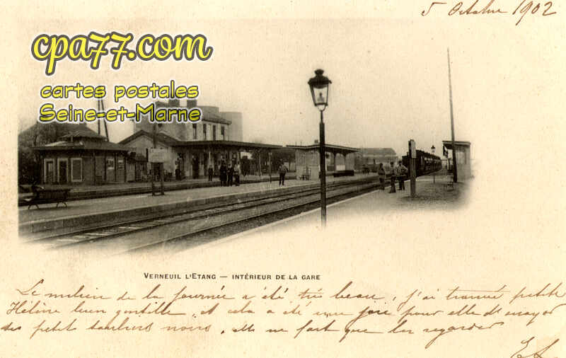 Verneuil L'étang (Seine-et-Marne) - Intérieur de la Gare