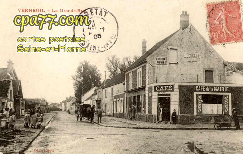 Verneuil L'étang (Seine-et-Marne) - La Grande-Rue