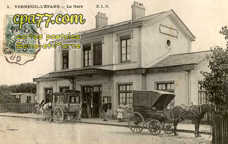 Verneuil L'étang (Seine-et-Marne) - La Gare