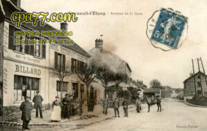 Verneuil L'étang (Seine-et-Marne) - Avenue de la Gare (en l&rsquo;état)