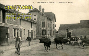 Verneuil L'étang (Seine-et-Marne) - Intérieur de Ferme
