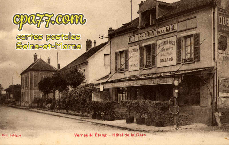 Verneuil L'étang (Seine-et-Marne) - Hôtel de la Gare