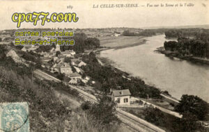 Vernou La Celle Sur Seine (Seine-et-Marne) - Vue sur la Seine et la Vallée