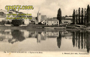 Vernou La Celle Sur Seine (Seine-et-Marne) - L&rsquo;Eglise et la Seine