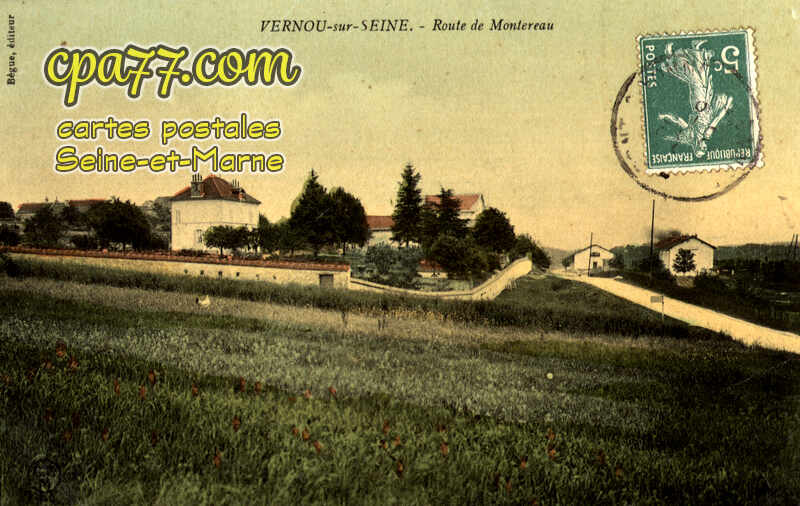 Vernou La Celle Sur Seine (Seine-et-Marne) - Route de Montereau