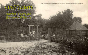 Vernou La Celle Sur Seine (Seine-et-Marne) - Jardin de l&rsquo;Hôtel Moderne