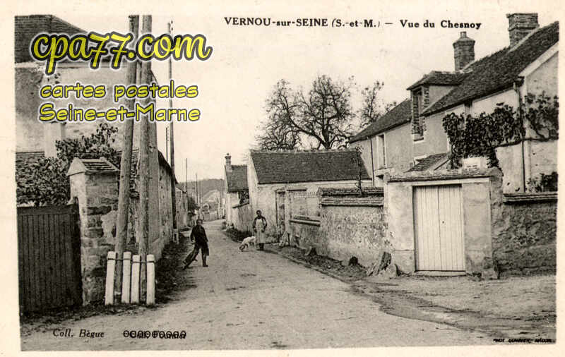 Vernou La Celle Sur Seine (Seine-et-Marne) - Vue de Chesnoy